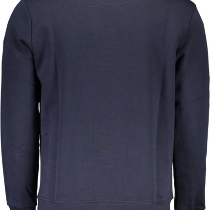 SEO. NORTH SAILS Herren-Sweatshirt mit Reißverschluss Blau – Langarm mit Logo-Applikation - Blau Linkreich