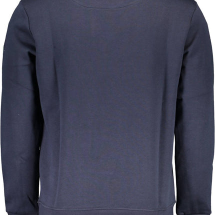 SEO. NORTH SAILS Herren-Sweatshirt mit Reißverschluss Blau – Langarm mit Logo-Applikation - Blau Linkreich