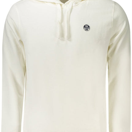 SEO. NORTH SAILS Herren Sweatshirt mit Zip – Kapuzenpullover aus Baumwolle - Weiß Linkreich