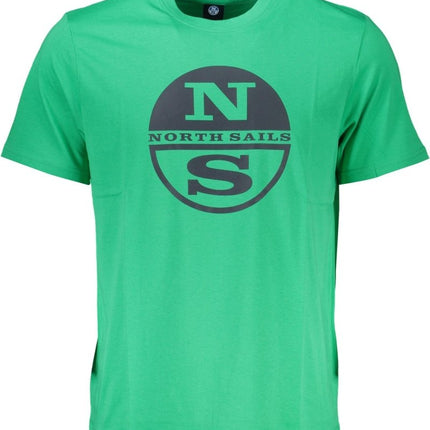 SEO. NORTH SAILS Herren T-Shirt Kurzarm Blau – 100% Baumwolle für Sommer - Grün Linkreich
