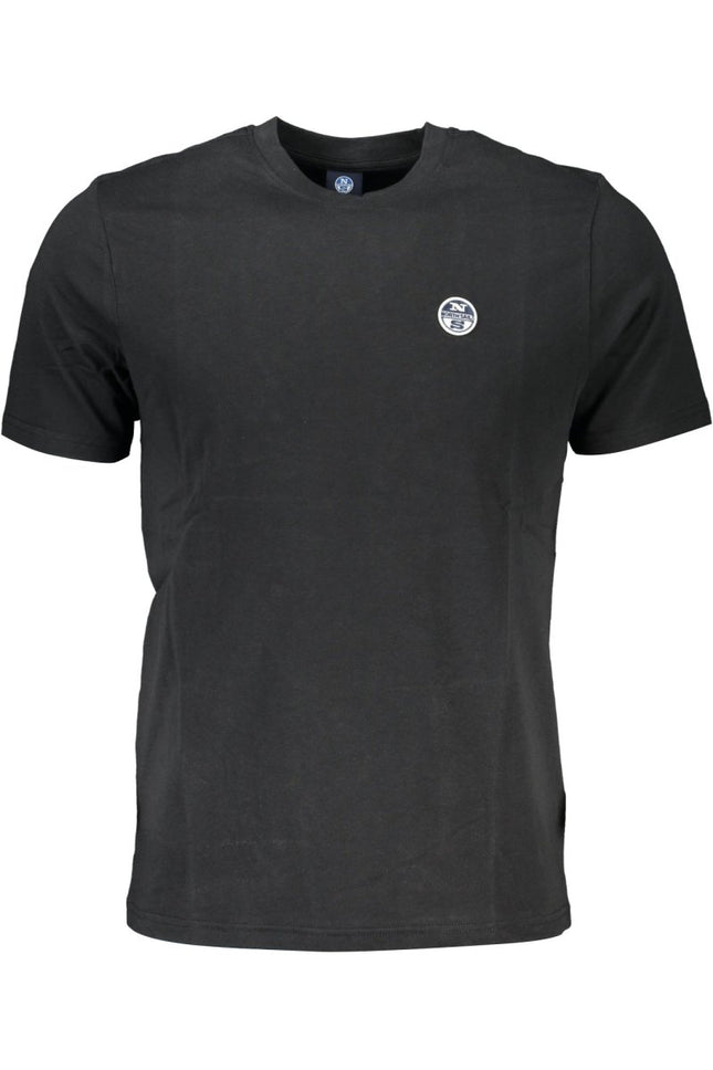SEO. NORTH SAILS Herren T-Shirt Kurzarm Schwarz – 100% Baumwolle für Sommer - Schwarz Linkreich