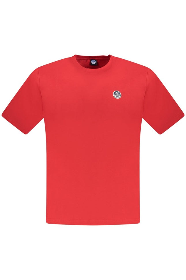 SEO. NORTH SAILS Herren T-Shirt Rot – Kurzarm Shirt aus 100% Baumwolle | soulluna.de - Rot Linkreich