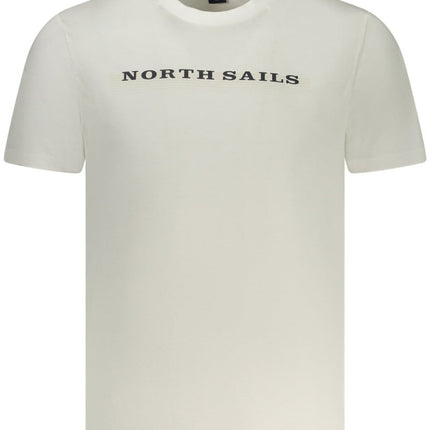 SEO. NORTH SAILS Herren T-Shirt Rot – Kurzarm Shirt aus ägyptischer Baumwolle - Weiß Linkreich