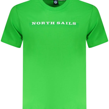 SEO. NORTH SAILS Herren T-Shirt Rot – Kurzarm Shirt aus ägyptischer Baumwolle - Grün (VE0432) Linkreich