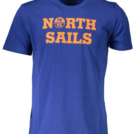 SEO. NORTH SAILS Kurzarm T-Shirt Herren Blau – Baumwolle für Frühjahr/Sommer - Blau Linkreich