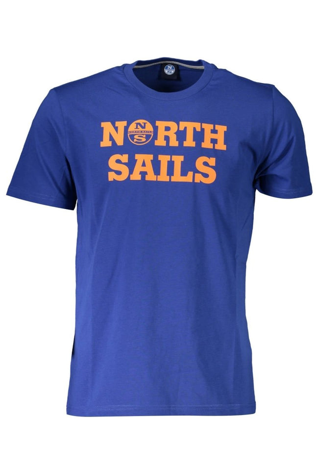 SEO. NORTH SAILS Kurzarm T-Shirt Herren Blau – Baumwolle für Frühjahr/Sommer - Blau Linkreich