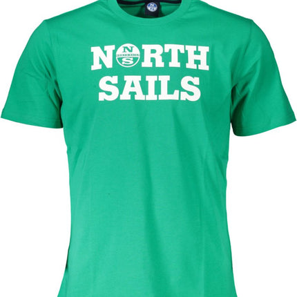 SEO. NORTH SAILS Kurzarm T-Shirt Herren Blau – Baumwolle für Frühjahr/Sommer - Grün Linkreich