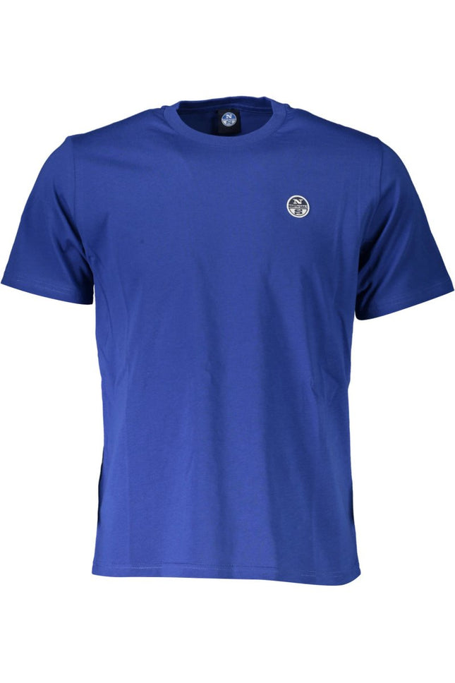 SEO. NORTH SAILS Kurzarm-T-Shirt Herren Blau – Logo-Applikation für Sommer - Blau Linkreich
