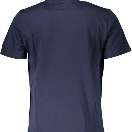 SEO. NORTH SAILS Kurzarm - T-Shirt Herren Blau – Logo - Applikation für Sommer - Blau Linkreich