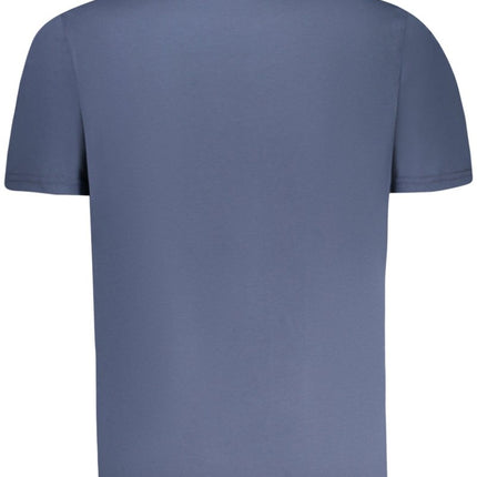 SEO. NORTH SAILS Kurzarm - T-Shirt Herren Blau – Logo - Druck aus ägyptischer Baumwolle - Blau (BL0760) Linkreich