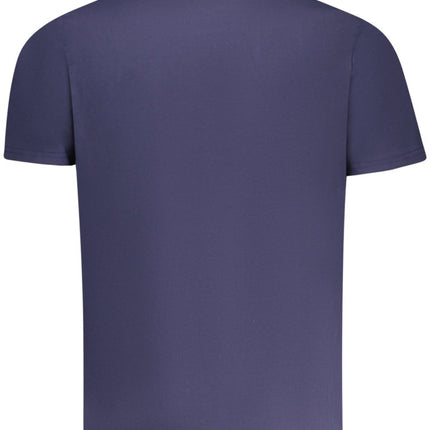 SEO. NORTH SAILS Kurzarm - T-Shirt Herren Blau – Logo - Druck aus ägyptischer Baumwolle - Blau (BL0760) Linkreich