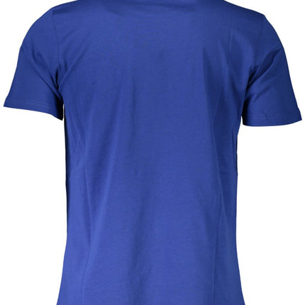 SEO. NORTH SAILS Kurzarm - T-Shirt Herren Blau – Logo - Print aus 100% Baumwolle - Blau Linkreich