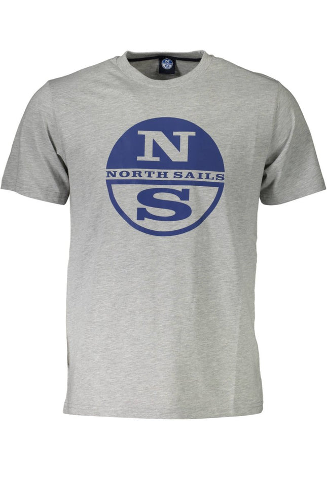 SEO. NORTH SAILS Kurzarm - T-Shirt Herren Grau – Logo - Print aus Baumwolle | soulluna.de - Grau Linkreich
