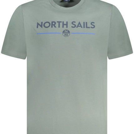 SEO. NORTH SAILS Kurzarm - T-Shirt Herren Grün – Baumwoll - Qualität aus Ägypten - Grün Linkreich