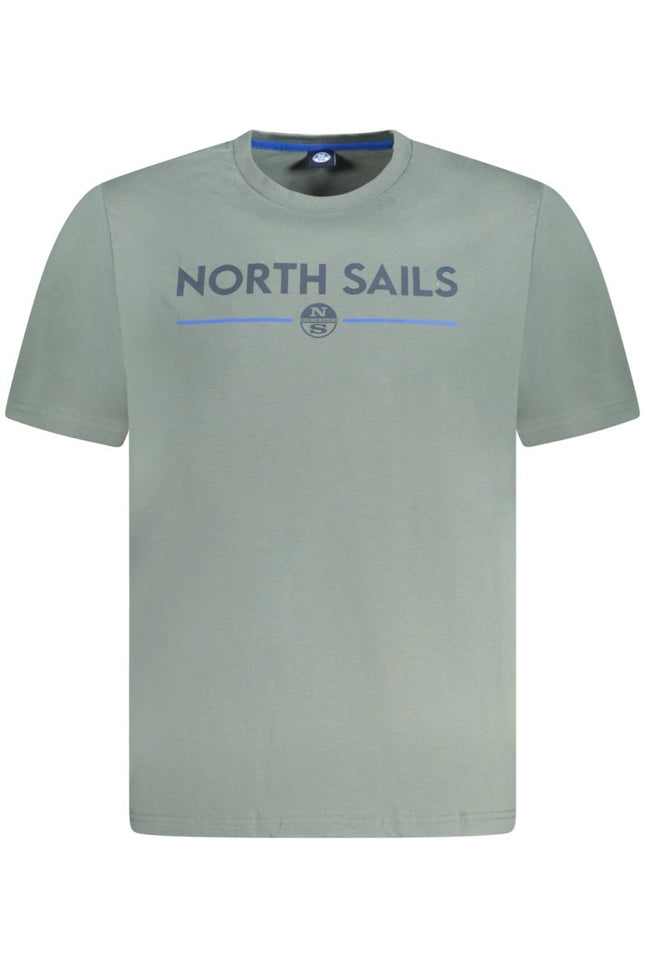 SEO. NORTH SAILS Kurzarm - T-Shirt Herren Grün – Baumwoll - Qualität aus Ägypten - Grün Linkreich