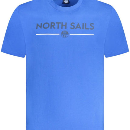 SEO. NORTH SAILS Kurzarm - T-Shirt Herren Grün – Baumwoll - Qualität aus Ägypten - Blau (BL0760) Linkreich