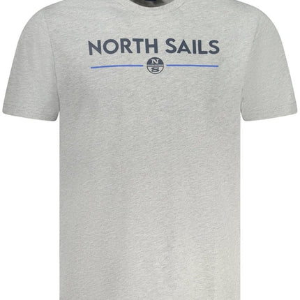 SEO. NORTH SAILS Kurzarm - T-Shirt Herren Grün – Baumwoll - Qualität aus Ägypten - Grau Linkreich