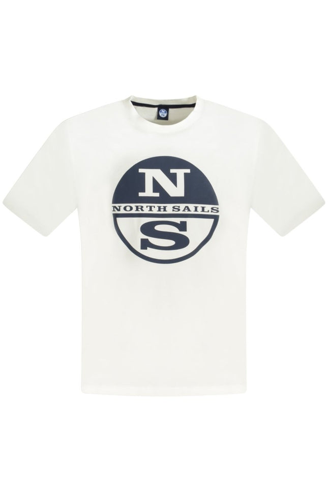 SEO. NORTH SAILS Kurzarm-T-Shirt Herren Weiss – Premium Baumwolle aus Ägypten - Weiß Linkreich