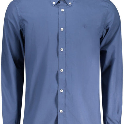 SEO. NORTH SAILS Langarmshirt Herren Grün – Button - Down Hemd aus 100% Baumwolle - Blau Linkreich