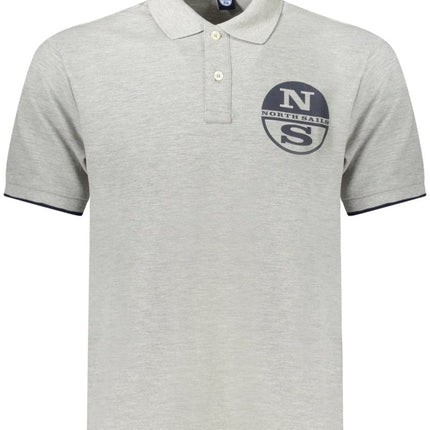 SEO. NORTH SAILS Poloshirt Herren Kurzarm Grün – Premium Baumwolle aus Ägypten - Grau Linkreich