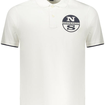 SEO. NORTH SAILS Poloshirt Herren Kurzarm Grün – Premium Baumwolle aus Ägypten - Weiß Linkreich