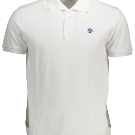 SEO. NORTH SAILS Poloshirt Herren Kurzarm – Weißes Polo aus 100% Baumwolle - Weiß Linkreich