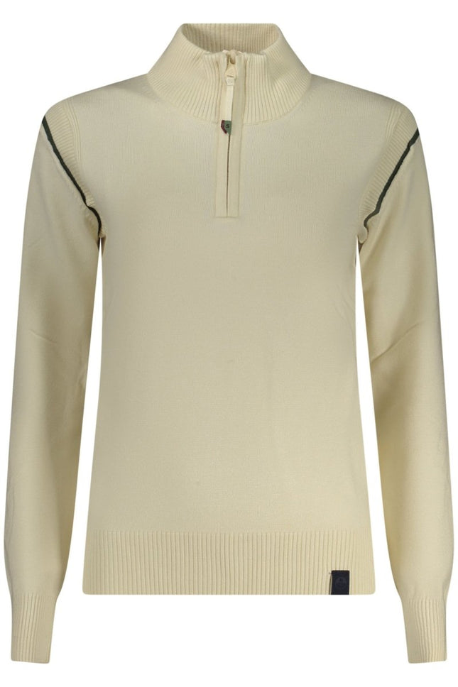 SEO. NORTH SAILS Pullover Damen Weiß – Langärmlig mit Reißverschluss | Ocean Positive - Weiß Linkreich