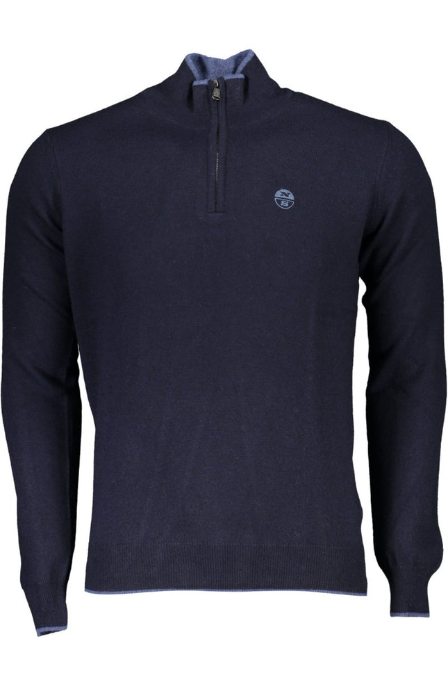 SEO. NORTH SAILS Pullover Herren – Blauer Rollkragen aus Italien mit Recyclingfasern - Blau Linkreich
