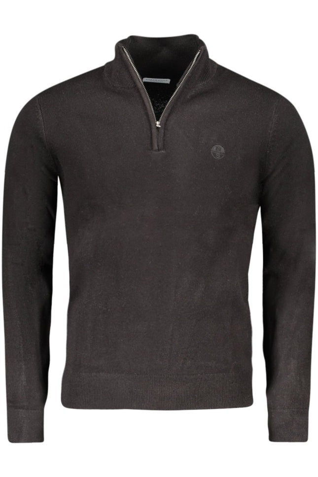 SEO. NORTH SAILS Pullover Herren – Schwarzer Langarmpullover mit Logo-Stickerei - Schwarz Linkreich