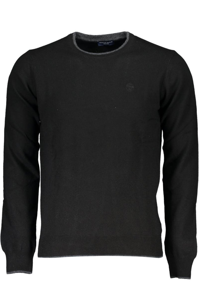 SEO. NORTH SAILS Pullover Herren – Schwarzer Rundhalspullover aus Italien mit Recyclingfasern - Schwarz Linkreich