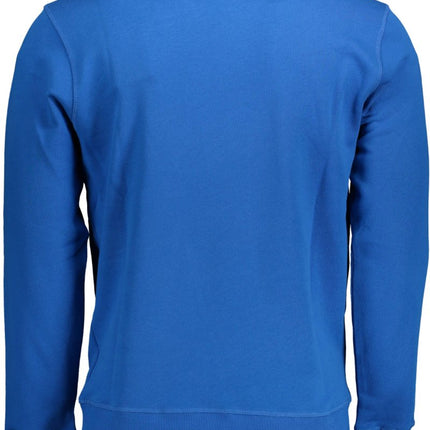 SEO. NORTH SAILS Sweatshirt Herren Blau – Rundhalsausschnitt aus 100% Baumwolle - Grau Linkreich