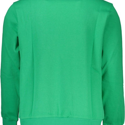 SEO. NORTH SAILS Sweatshirt Herren mit Reißverschluss – Grünes Baumwoll-Sweatshirt für Herren - Weiß Linkreich