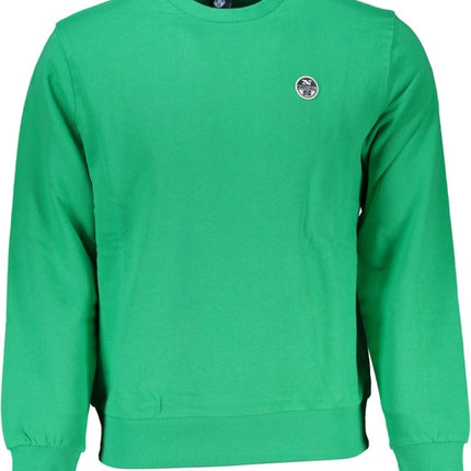 SEO. NORTH SAILS Sweatshirt Herren – Rotes Zip - Out - Modell aus Baumwolle - Grün Linkreich