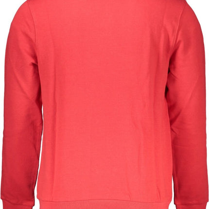 SEO. NORTH SAILS Sweatshirt Herren – Rotes Zip - Out - Modell aus Baumwolle - Rot Linkreich