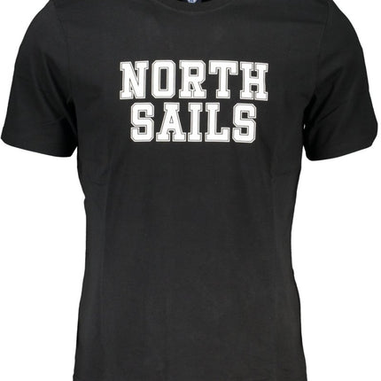 SEO. NORTH SAILS T-Shirt Herren Kurzarm – Blaues Baumwoll - Shirt für Sommer - Schwarz Linkreich