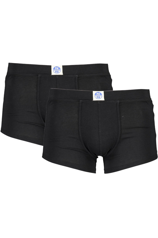 NORTH SAILS Boxershorts Herren Schwarz – Elastischer Bund, 2er-Pack