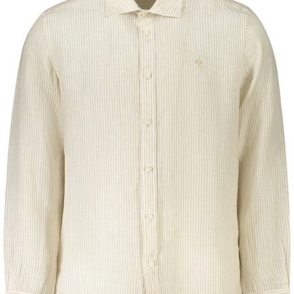 NORTH SAILS Langarmhemd Herren Beige – Leinenhemd mit französischem Kragen | soulluna.de