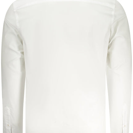 NORTH SAILS Langarmshirt Herren Weiss – Italienischer Kragen aus Baumwolle
