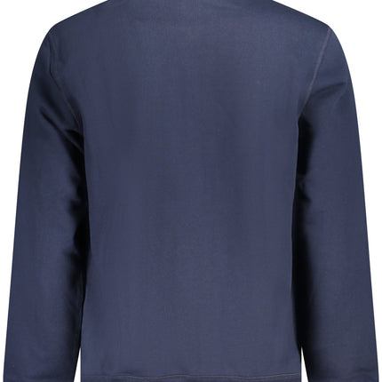 NORTH SAILS Herren-Sweatshirt mit Reißverschluss Blau – Langarm mit Logo-Applikation