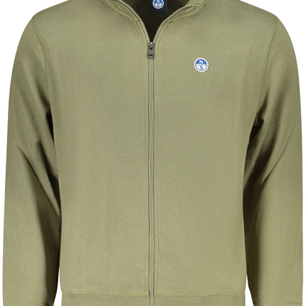 NORTH SAILS Herren-Sweatshirt mit Reißverschluss Blau – Langarm mit Logo-Applikation