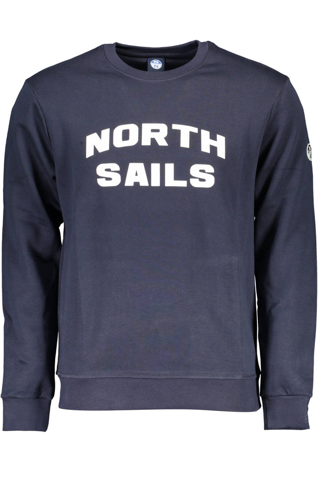 NORTH SAILS Herren-Sweatshirt mit Reißverschluss Blau – Langarm mit Logo-Applikation