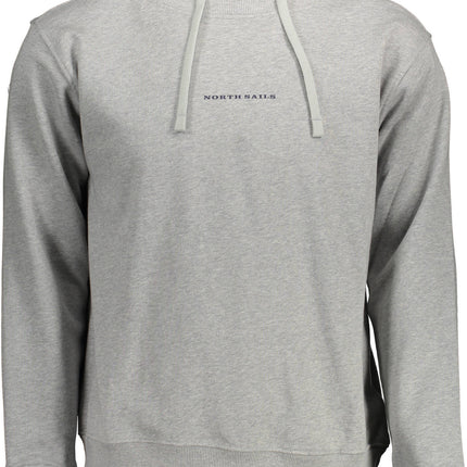 NORTH SAILS Sweatshirt Herren Grau – Kapuzenpullover aus 100% Baumwolle für Frühjahr/Sommer