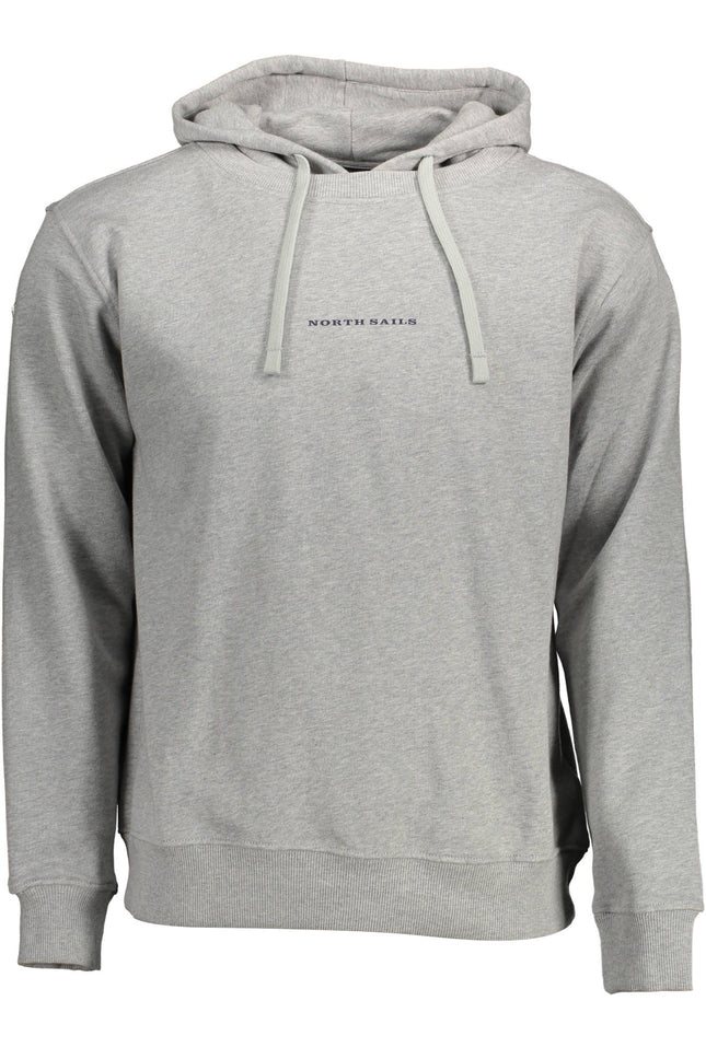 NORTH SAILS Sweatshirt Herren Grau – Kapuzenpullover aus 100% Baumwolle für Frühjahr/Sommer