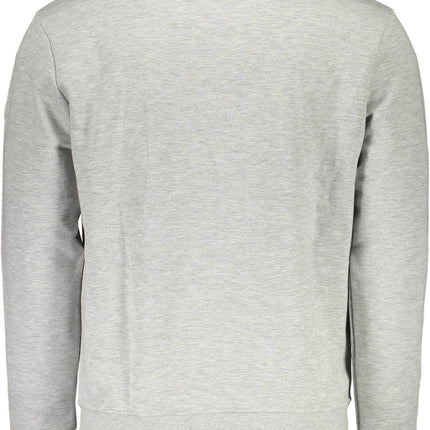 NORTH SAILS Herren-Sweatshirt mit Zip-Up-Details – Graues Sweatshirt für Herbst/Winter
