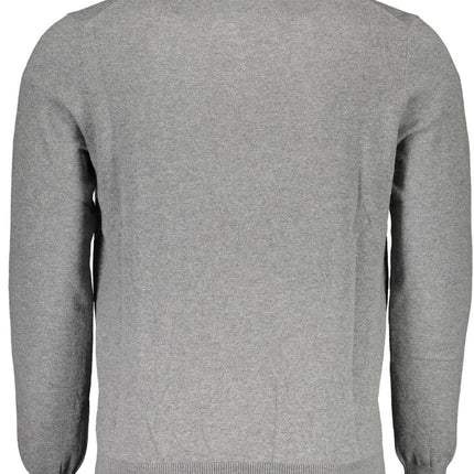 NORTH SAILS Langarmshirt Herren – Schwarzes Trikot mit Logo-Stickerei für Herbst/Winter