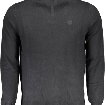 NORTH SAILS Langarmshirt Herren – Schwarzes Trikot mit Logo-Stickerei für Herbst/Winter