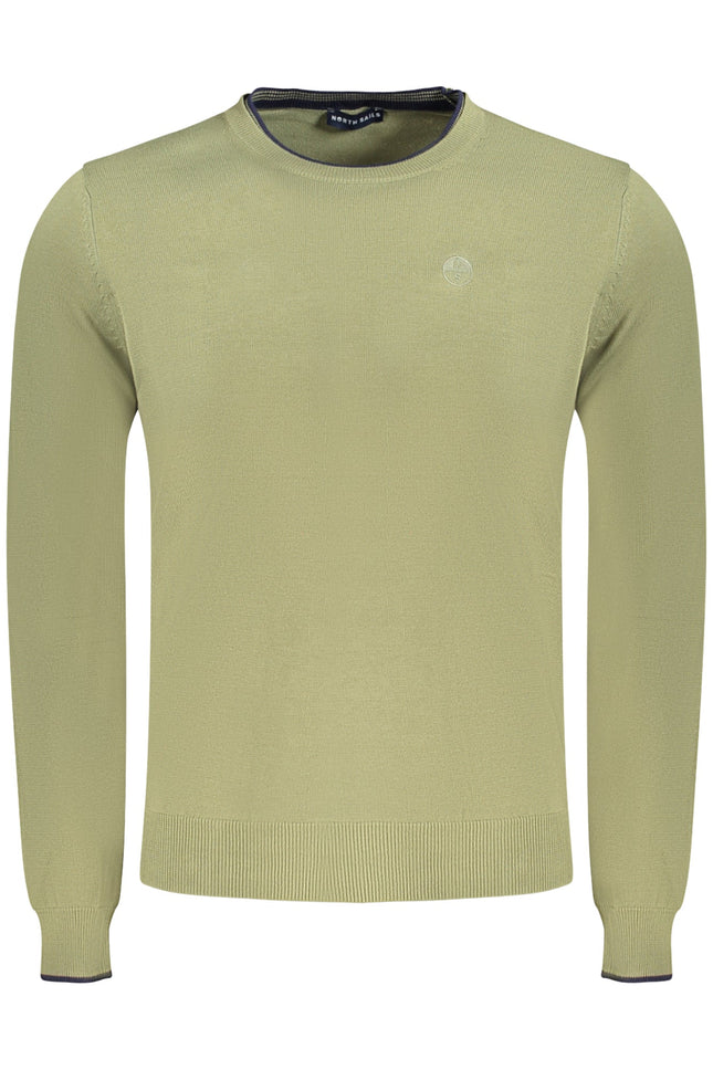 NORTH SAILS Pullover Herren Grün – Langärmliger Rundhalspullover mit Stickerei