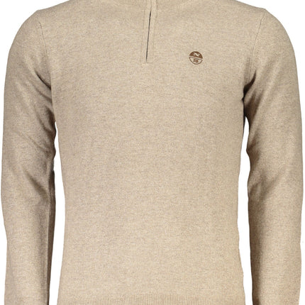 NORTH SAILS Pullover Herren – Blauer Rollkragen aus Italien mit Recyclingfasern