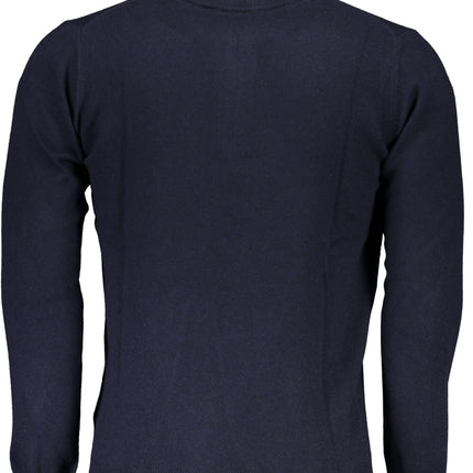 NORTH SAILS Pullover Herren – Blauer Rollkragen aus Italien mit Recyclingfasern
