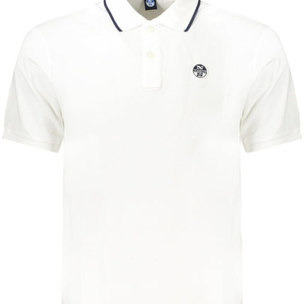 NORTH SAILS Herren Polo Kurzarm Weiss – Premium Baumwolle aus Ägypten